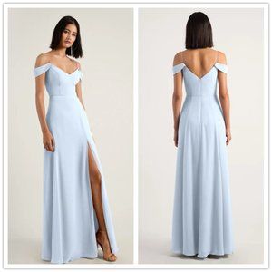 Jenny Yoo Priya Gown in Whisper Blue